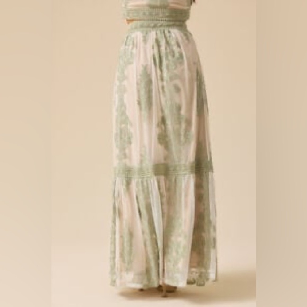 NWT Altar’d State Arissa Floral Embroidered Maxi Skirt And Top (SET) - Picture 9 of 9